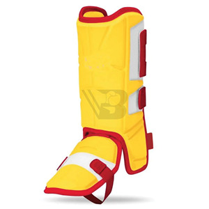 Espinilleras de Cuero Transpirable Hechas a Mano con Logotipo Personalizado Impreso, Modelo de Protección Profesional para Adultos, de Pakistán, para Entrenamiento de MMA - Product Image 4