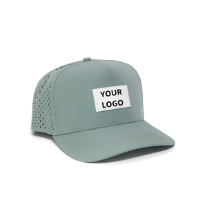 Gorra de Golf Impermeable OEM con Logotipo Personalizado, Orificios Cortados con Láser, Hebilla Trasera Ajustable, Transpirable, de Secado Rápido, Estilo Snapback, para Uso Diario - Product Image 2