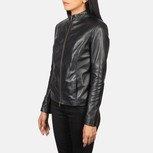 Wholesale Women's Studded Genuine <b>Leather</b> Motorcycle <b>Jacket</b> Luxury Slim Fit Punk Rock Women <b>Leather</b> <b>Jackets</b> for Ladies Fashion - Product Image 1
