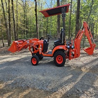 Tracteur Kubota BX23S 23HP sub-compact 4x4 avec chargeur et pelle rétrocaveuse |   Mini tracteur 4x4 le plus vendu pour l'exportation