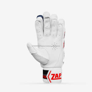 Gants de frappe de cricket professionnels ZAP Samurai, couleurs personnalisées OEM, paume en cuir de qualité supérieure, adhérence supérieure, protection légère. - Product Image 2