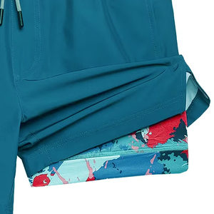 กางเกงขาสั้นออกกำลังกายสำหรับผู้ใหญ่ คุณภาพสูง ผลิตจากโพลีเอสเตอร์ ขายดีที่สุด สวมใส่สบาย แห้งเร็ว ออกแบบได้ตามต้องการ เหมาะสำหรับการฝึกซ้อมและวิ่ง - Product Image 3