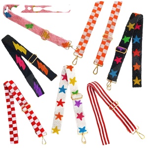 Multi Adjustable Seed Bead Bag Straps Fashion Accessories with Custom Shape and Design Beaded <b>Purse</b> Strap - Product Image 1