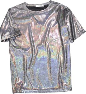 <b>Glitter</b> logo womens tshirt printed <b>sparkle</b> design short sleeve comfortable urban fashion high street <b>lady</b> wear - Product Image 1