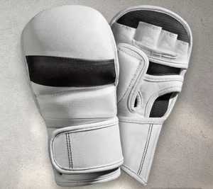 Guantes de Boxeo MMA de Cuero - Ecológicos, Antideslizantes, Resistentes al Viento, Transpirables, Ligeros, con Cierre de Gancho y Bucle, Guantes MMA Personalizados - Product Image 4