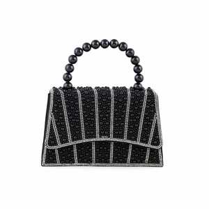 Blkwht กระเป๋างานราตรี P24367สำหรับเจ้าสาว, กระเป๋าคลัทช์หรูหราสำหรับเจ้าสาว - Product Image 3