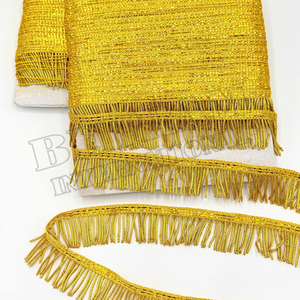 Franges en fil métallique de haute qualité, légères et personnalisables, prix d'usine, OEM, pour rideaux et vêtements décoratifs - Product Image 4