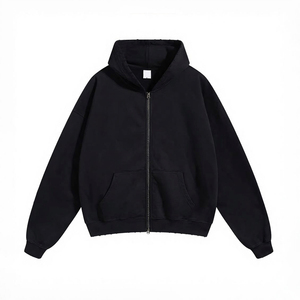 เสื้อฮู้ดซิป OEM 400gsm พรีเมียม ผ้าฟลีซหนานุ่ม สำหรับผู้ซื้อขายส่งระดับโลก - Product Image 6