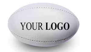 Pelota de rugby con logotipo personalizado de alta calidad para jugadores Junior Tamaño 3 Material de goma robusto y duradero para entrenamiento - Product Image 2
