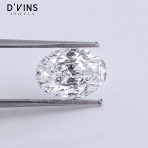 เพชร D'vins Jewels 1.5 กะรัต สี D ความสะอาดระดับ VVS2 เพชรสังเคราะห์ (เพาะเลี้ยงในห้องปฏิบัติการ) รูปทรงวงรี - Product Image 2