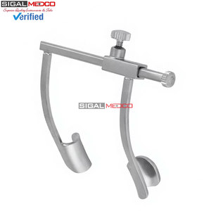เครื่องมือผ่าตัดตาแบบส่องตรวจชนิด Cook Eye Speculum ขนาด 1 7/8 นิ้ว สำหรับเด็กทารก 9 มม. สำหรับหู คอ จมูก และจักษุวิทยา ผลิตจากเหล็กกล้าไร้สนิมเกรดเยอรมัน ใช้ซ้ำได้ แม่นยำสูง - Product Image 5