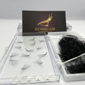 10D 14mm M Curl False <b>Mink</b> <b>Eyelashes</b> Soft Custom OEM Short Stem Pro Made Lashes Natural False <b>Eyelashes</b> <b>Extension</b> - Product Image 4