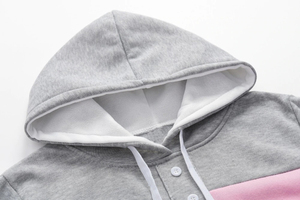 Conjunto Deportivo de Dos Piezas para Mujer con Capucha, Manga Larga, Forro Polar, Pantalones Deportivos, Diseño de Moda - Product Image 4