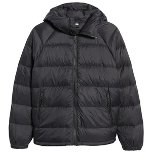 Veste d'hiver imperméable personnalisée en gros OEM, veste matelassée en duvet Soft Shell pour hommes - Product Image 1