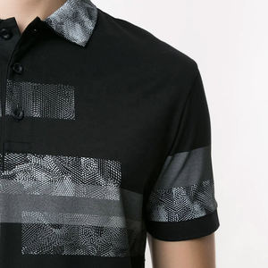 Camisas Casuales Personalizadas de Alta Calidad para Hombre, Manga Corta, Diseño Sólido, Antiarrugas, Corte Ajustado, Jersey de Spandex/Poliéster de Secado Rápido - Product Image 3