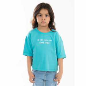T-shirt ample classique pour enfants et garçons, 240 g/m², avec broderie personnalisée, 100 % coton, manches courtes, épaules tombantes, ensemble de t-shirts - Product Image 3