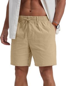 <b>Mens</b> Sports Shorts Front Custom Eco-Friendly Breathable Quick Dry High Waist Drawstring Closure Spandex/Cotton Lightweight - Product Image 4