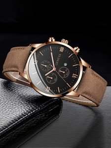 Reloj de cuarzo para hombre 192030 con triple esfera y fecha, y 3 pulseras. - Product Image 3
