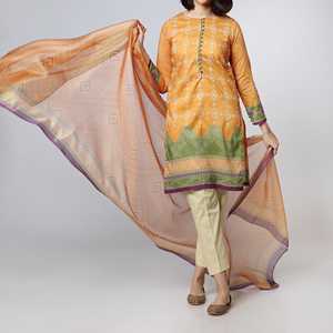 2PC Digital Printed XS Size Lawn Shirt avec Dupatta PS3148 Collection - Product Image 2