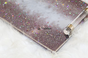 ถาดเรซิ่นทำมือสุดหรู ถาดเสิร์ฟตกแต่งสไตล์โมเดิร์นระดับพรีเมียม สำหรับโต๊ะอาหาร โต๊ะกาแฟ ภายในบ้าน โดย Tradebyd - Product Image 6