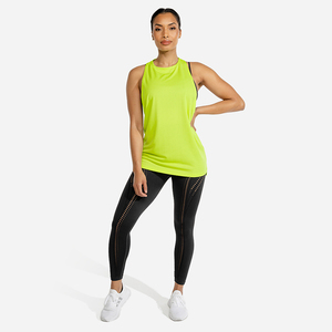 Camiseta Corta Personalizada para Mujer, Estilo Moderno, Sin Mangas, Ropa Deportiva, Alta Calidad, Suministro al por Mayor OEM - Product Image 3