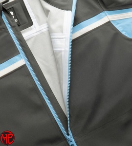 Chaqueta Impermeable Transpirable para Hombre, Cortavientos, con Bloques de Color, Cierre de Cremallera, Estilo Deportivo Otoñal, Corte Regular - Product Image 4