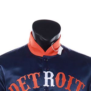 Veste universitaire en satin pour homme, nouvelle collection, style tendance, haute qualité, logo brodé personnalisé, confortable et chauffante, vente en gros. - Product Image 3