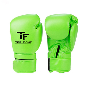 Gants de boxe en PU au design excellent, gants de Muay Thai, gants de kick-boxing, gants d'entraînement MMA, cuir de vachette, logo personnalisé - Product Image 1