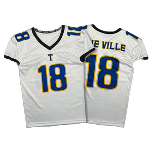 Custom Wholesale With Mesh College Men Design High Quality New Style Sublimated American Football Uniform Jersey - Product Image 6