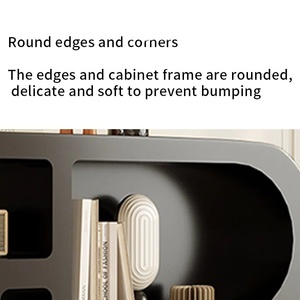 Mueble de Cocina Kropp con Diseño Moderno y Arqueado, Independiente, para Cocina, Sala de Estar y Comedor, Mueble Versátil para el Hogar - Product Image 3