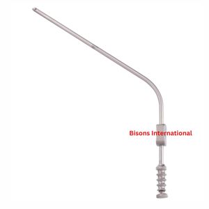 Tubo de succión quirúrgico manual de alta calidad al por mayor, de acero inoxidable, para instrumentos médicos de succión ORL, reutilizable, con certificación CE - Product Image 2