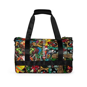 Sac de sport et de voyage imprimé coloré 2026 en polyester avec fermeture éclair grande capacité - Product Image 5