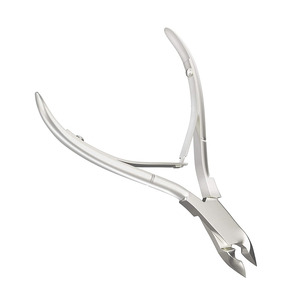 Coupe-cuticules avec repousse-cuticules, pince à cuticules, lames tranchantes en acier inoxydable argenté, outils de manucure - Product Image 2