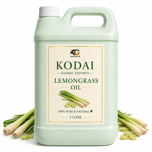 Aceite Esencial de Limoncillo de Tamil Nadu 100% Puro y Natural de Primera Calidad, Destilado al Vapor, para Aromaterapia y Cuidado Facial, Kodai Global Export - Product Image 1
