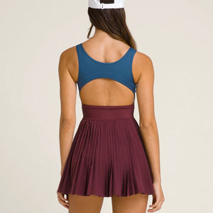 กระโปรงเทนนิสแบบมีกางเกงในตัวสำหรับผู้ใหญ่ ระบายอากาศได้ดี ซับเหงื่อ พร้อมกระเป๋า เหมาะสำหรับเล่นกีฬา - Product Image 3