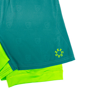 Pantalones Cortos Deportivos 2 en 1 para Hombre, con Logotipo Personalizado, para Entrenamiento, Gimnasio, Verano, Transpirables, con Forro, Ropa de Playa - Product Image 4