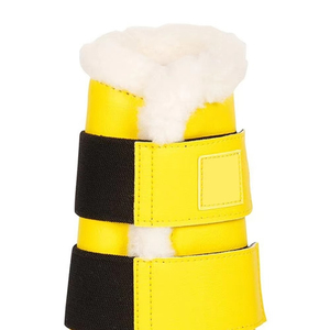 Botas de Tendón de Caballo de Tela de Color Sólido Personalizadas, Protectores de Piernas para Montar a Caballo en Múltiples Colores S M L - Product Image 4