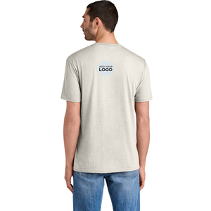 Wholesale Bulk Tri-blend Cotton Poly Rayon T Shirts High Quality Streetwear Blanks Custom Logo T Shirt - Product Image 6