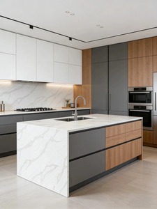 MiyaStone - Losa de Cuarzo Blanco Calacatta Impresa en 3D para Proyectos Residenciales, Venta al por Mayor - Product Image 2