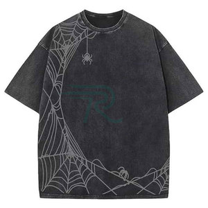 T-shirts pour hommes en jersey brodé avec logo de marque personnalisé de haute qualité, polyester/coton, tricoté, écologique, respirant, décontracté, coupe classique - Product Image 2