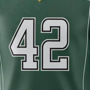 Los Mejores Diseños, Jersey de Fútbol Americano Unisex Sublimado Personalizado Antiarrugas, Manga Corta, 100% Poliéster Transpirable - Product Image 4