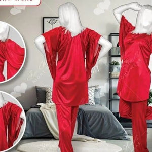 Venta al por Mayor de 5 Piezas de Camisones Sexys de Talla Grande, Conjunto de Lencería de Encaje y Satén para Mujer, Ropa de Dormir Suave de Seda - Product Image 3
