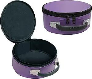 Estuche de Lujo para Gorra Masónica, Caja de Almacenamiento y Exhibición de Cuero Sintético Negro |   Estuches para Gorras de Masones (Negros) - Product Image 2