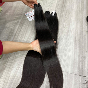 Meilleur choix pour des cheveux non traités, couleur noire naturelle, ondulés, en trame, 100% cheveux humains vietnamiens bruts, d'un seul donneur. - Product Image 3