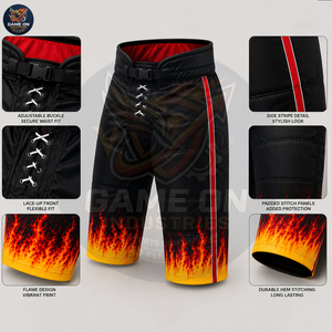 2026 Premium Quality With Private Lable Comfortable Breathable Sublimation Team Wear Custom Flame Design Ice Hockey Uniform - Product Image 6