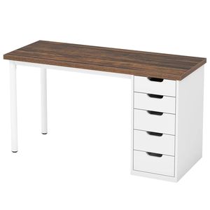 Modern Home Office <b>Computer</b> Desk with <b>Storage</b> Space <b>for</b> Writing - Product Image 5