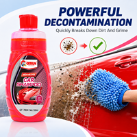 Shampooing auto Getsun 500ml haute brillance, formule neutre, savon de lavage, nettoyage puissant, sans danger pour la peinture des SUV et véhicules utilitaires