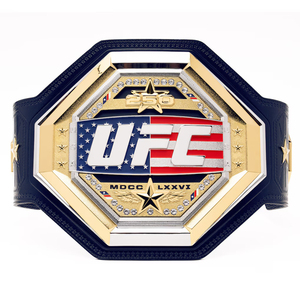 Cinturón de Campeonato de Lucha Libre UFC Freedom Legacy 250 Personalizado, con Hebilla de Placa de Metal Dorada y Cuero, Talla Adulto - Product Image 1