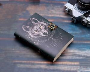 Premium Wholesale Genuine Leather <b>Journal</b> Vintage Leather Bound Diary Notebook with Antique Handmade Paper <b>Writing</b> <b>Journal</b> Blank - Product Image 2