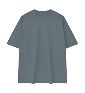 เสื้อยืดโอเวอร์ไซส์ทรงหลวมคุณภาพสูง ผ้าฝ้าย ยูนิเซ็กส์ สไตล์ลำลอง สตรีทแวร์ แฟชั่นฤดูร้อน พร้อมบริการสกรีนโลโก้ตามสั่ง - Product Image 5
